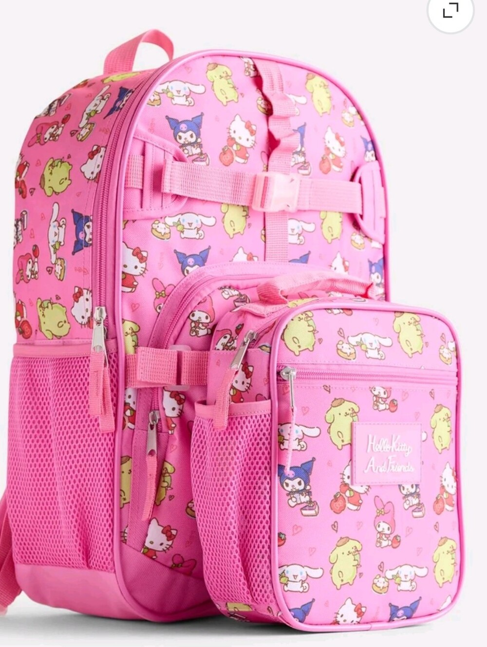 Sanrio Hello Kitty and Friends Girls Backpack Set with Lunch Bag and Headphones